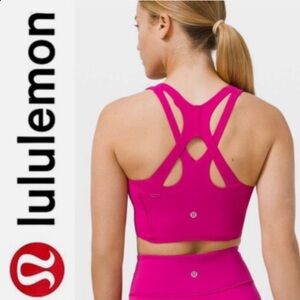 Lululemon💕”Stash It” Sonic Pink Sports Bra